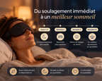 Masque chauffant Lunaeli : chaleur douce réglable et arrêt automatique